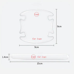 HandSticker™ Adesivo Protetor de Maçaneta Automotivo Premium - 8 Pçs