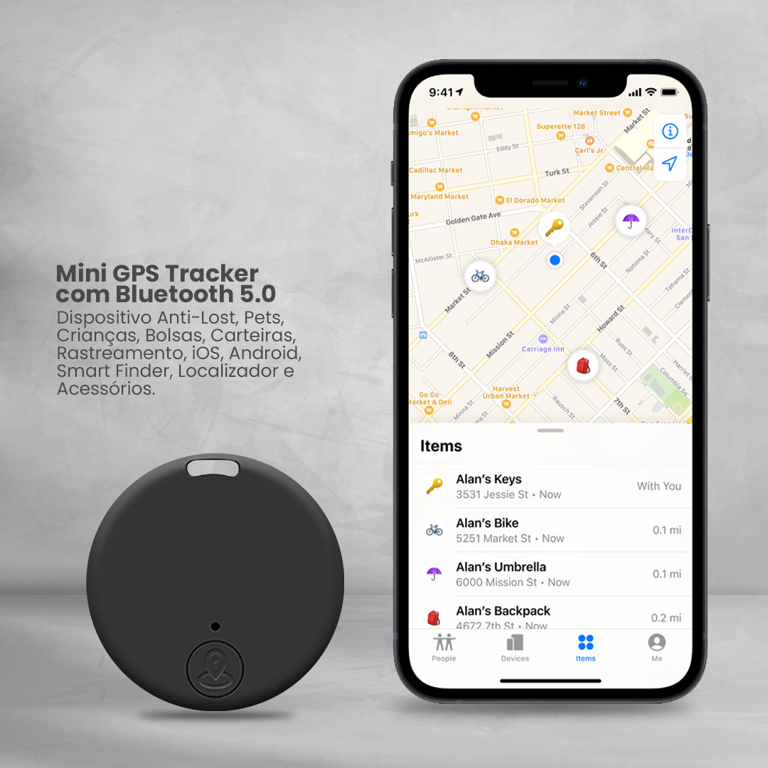 TrackMini Nivus™ Mini Rastreador GPS Espião - (🔥 Black Friday Promoção 50% OFF!)