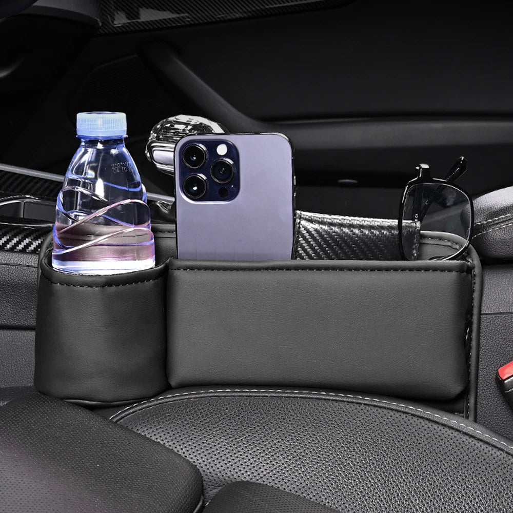 OrganizeCar Nivus™ Pasta Organizadora em Couro Legítimo - (🔥 Último Dia Promoção 50% OFF!)