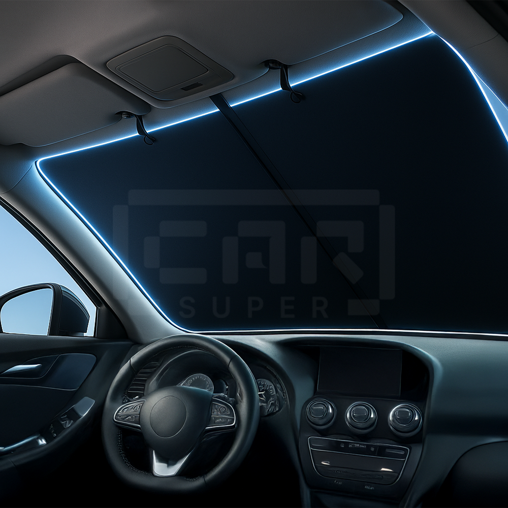 SunShield Nivus™ Protetor Solar Automotivo Retrátil