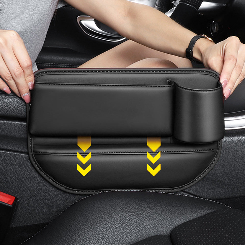 OrganizeCar Nivus™ Pasta Organizadora em Couro Legítimo - (🔥 Último Dia Promoção 50% OFF!)