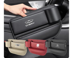 OrganizeCar Nivus™ Pasta Organizadora em Couro Legítimo - (🔥 Último Dia Promoção 50% OFF!)